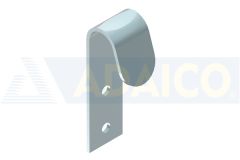 Vertical Hook Zinc Plated 70x20x24