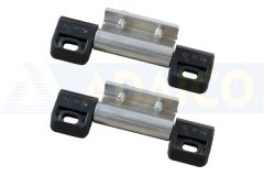 2 Set Hinges for ADABOX, metal shaft